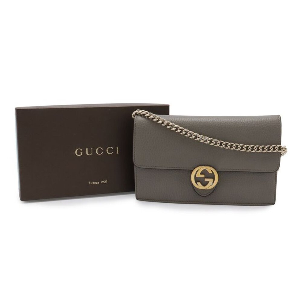 Gucci Interlocking Logo Chain Wallet Shoulder Bag… - image 8